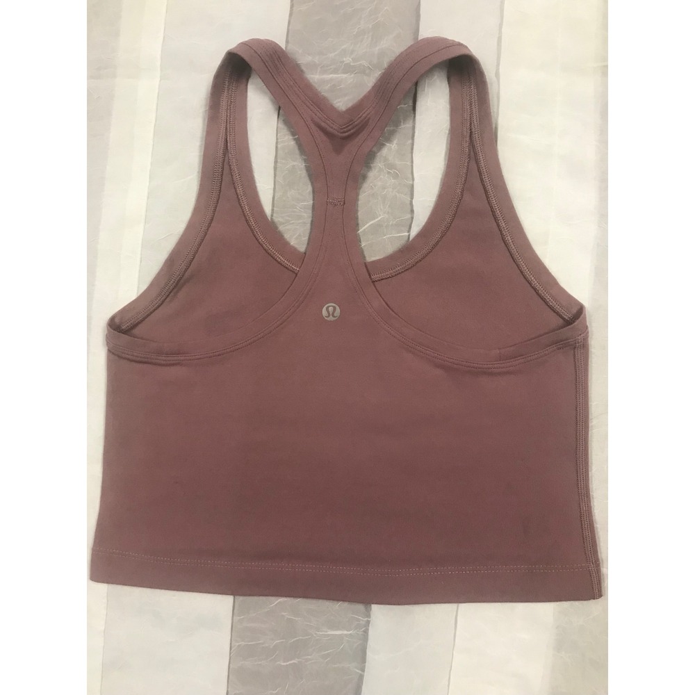 Lululemon Align Tank Top Dusty Rose Racerback Cropped Athletic Women‎ S